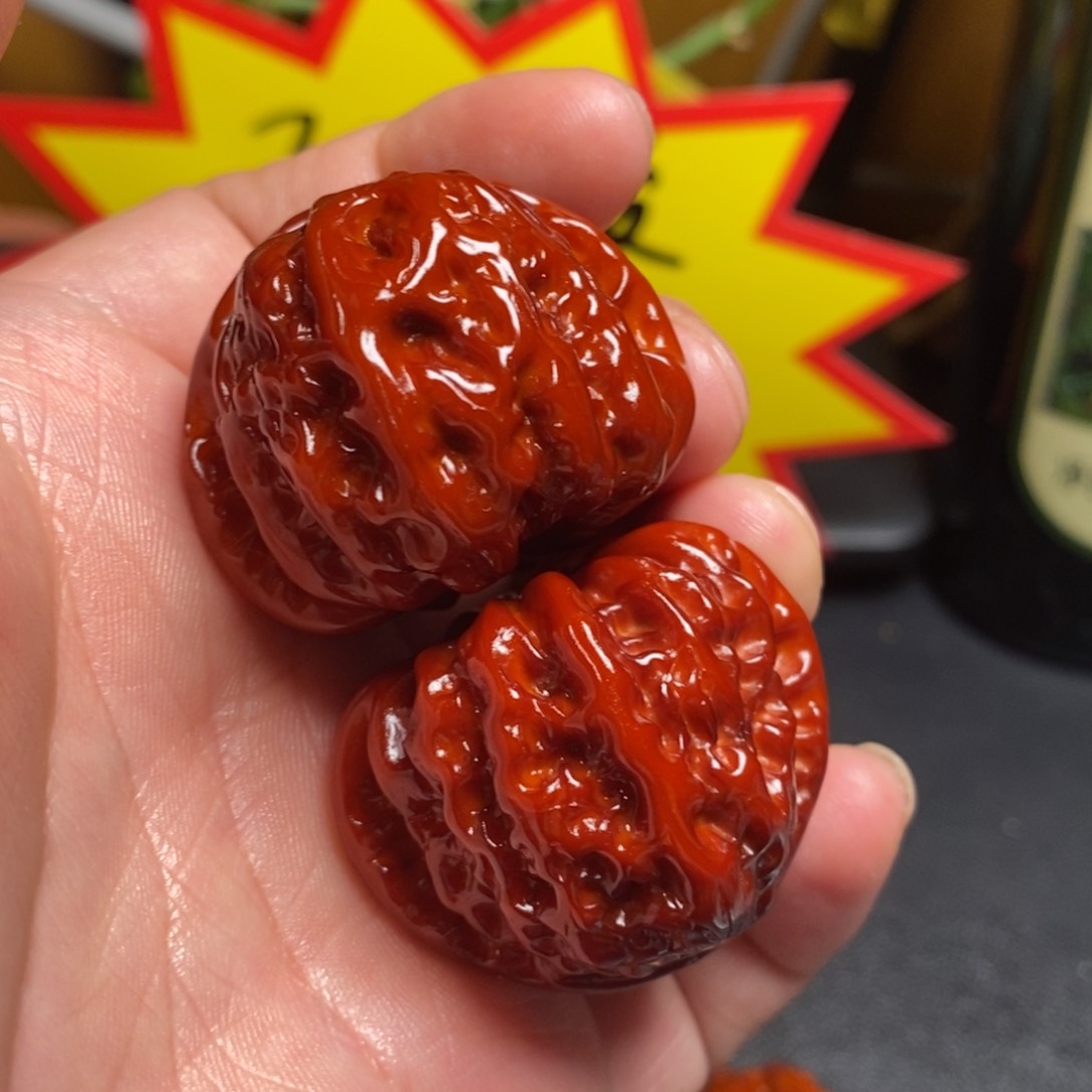 文玩核桃吊坠38白狮子