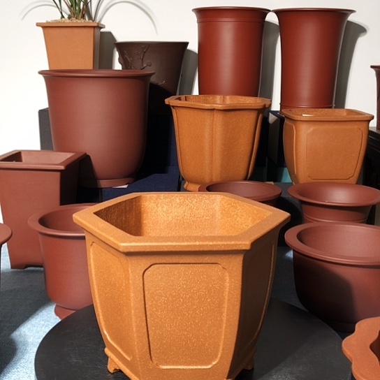 太***贵宜兴紫砂花盆精品