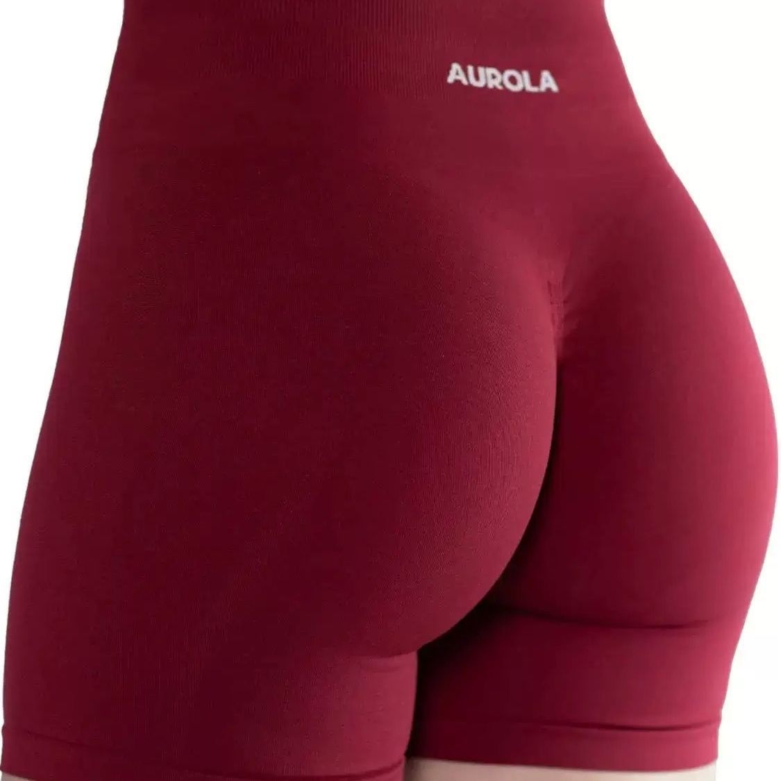 跑步外贸瑜伽裤紧身女欧美高腰提臀训练菊花健身裤高弹蜜桃臀短裤