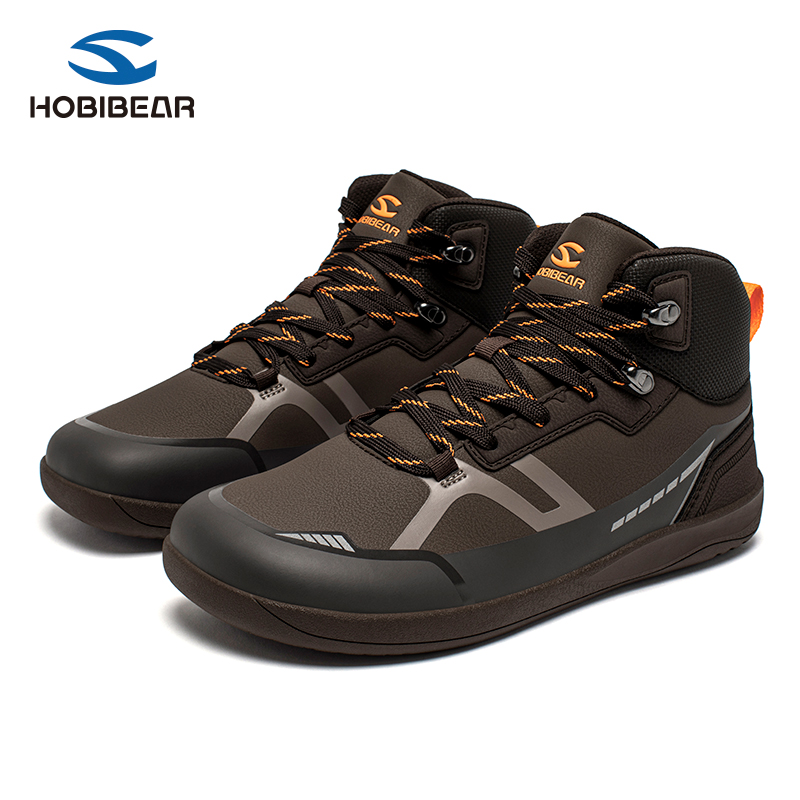 【交个朋友】HOBIBEAR高帮登山宽头皮面户外防滑运动鞋WS53257028C