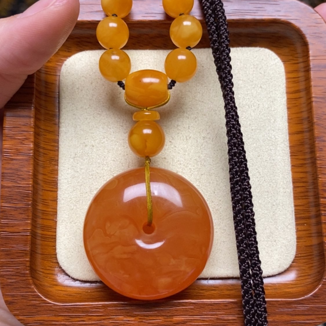 【闪购商品】蜜蜡颈饰未镶嵌项链