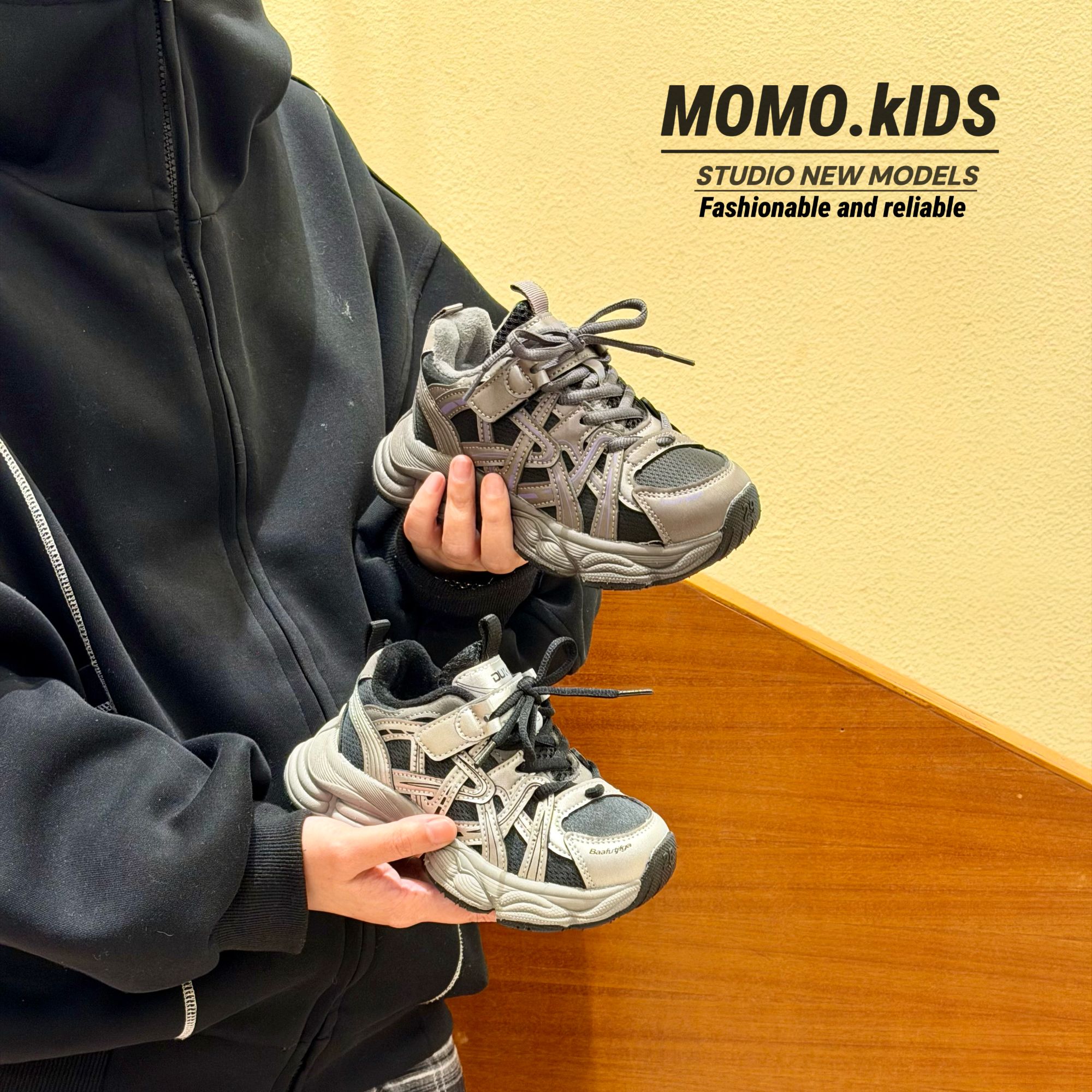 儿童二棉加绒运动鞋2025冬季新款女童保暖休闲鞋男童跑步鞋