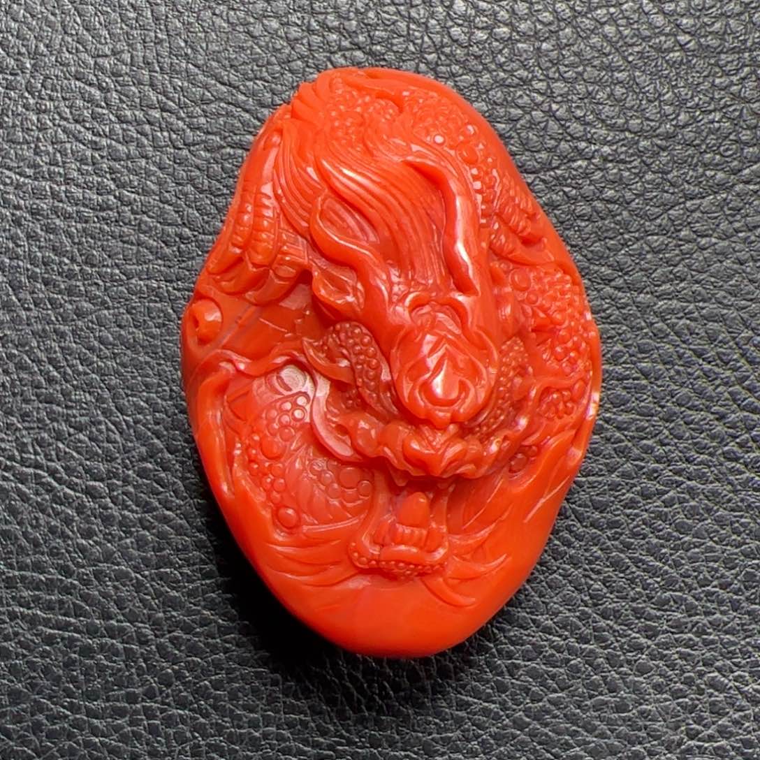 南红玛瑙大水沟龙手把未镶嵌
