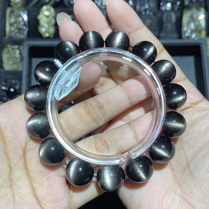 黑曜岩未镶嵌手串ʚ****