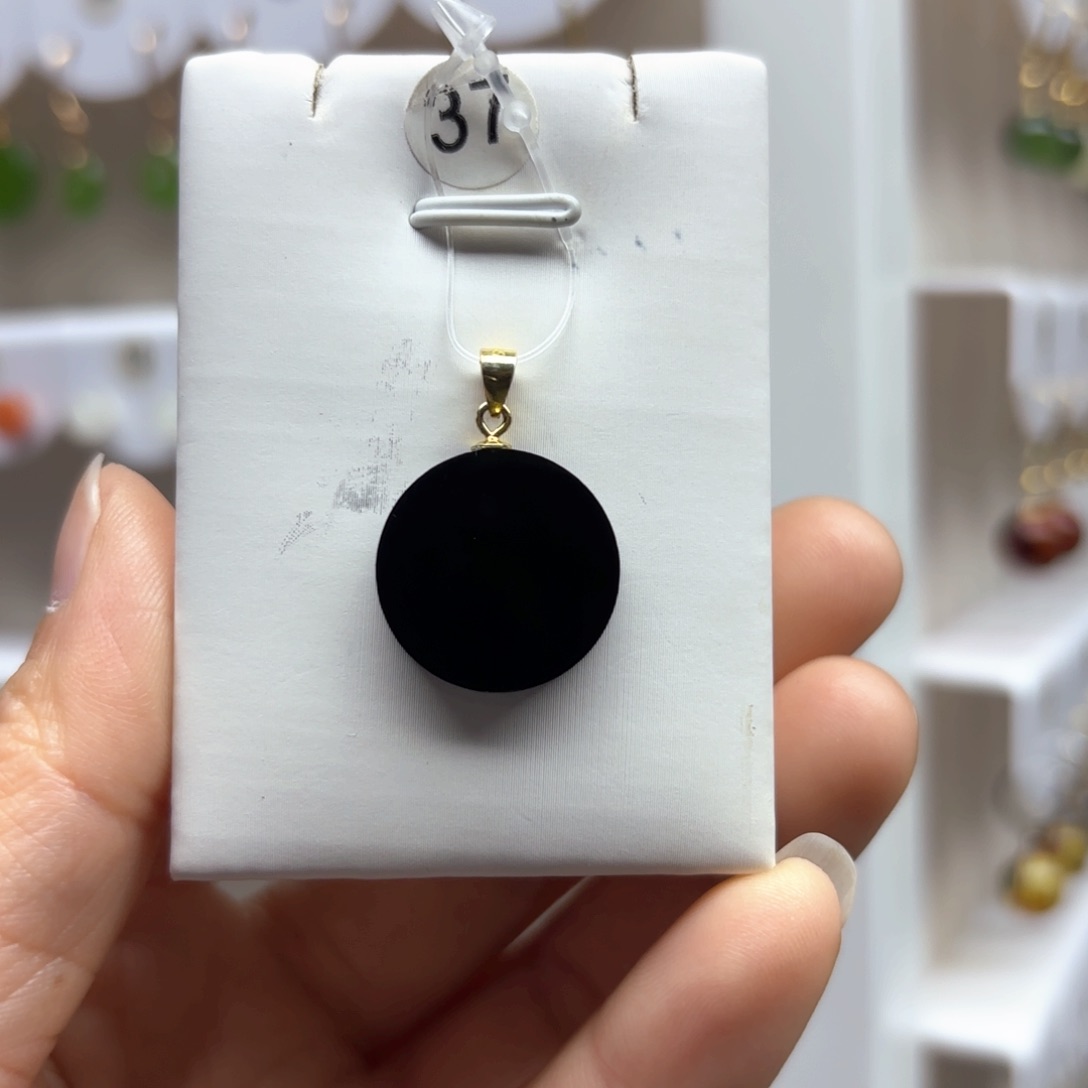 和田玉吊坠(不含链)银S925镶嵌