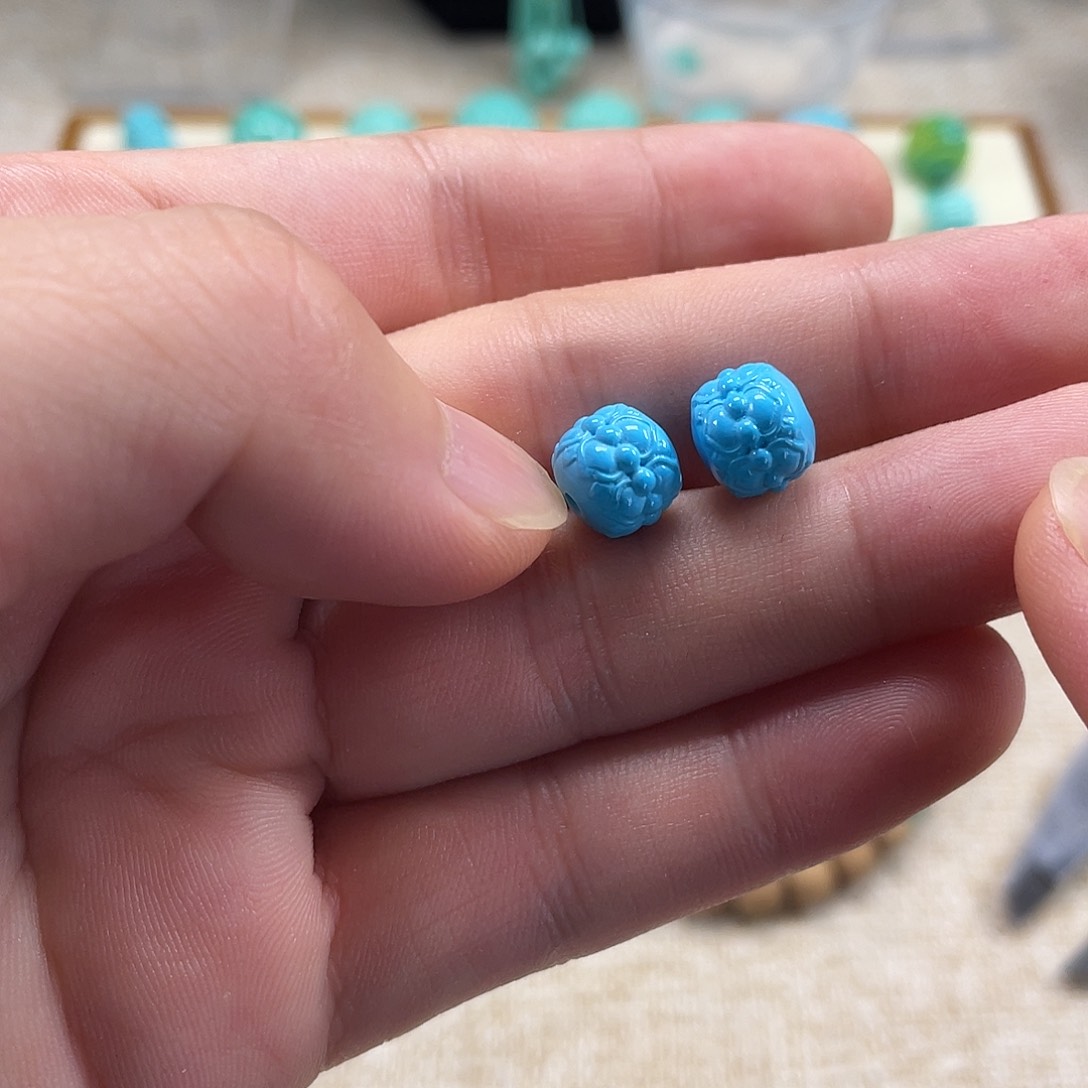 原生态湖北松配饰，直径9