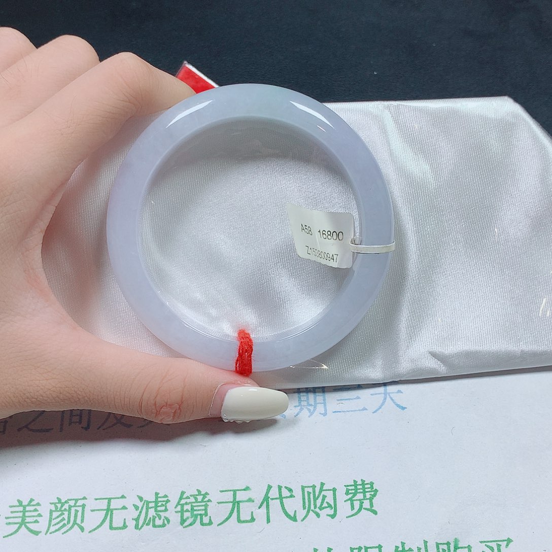 翡翠未镶嵌手镯翡翠手镯58