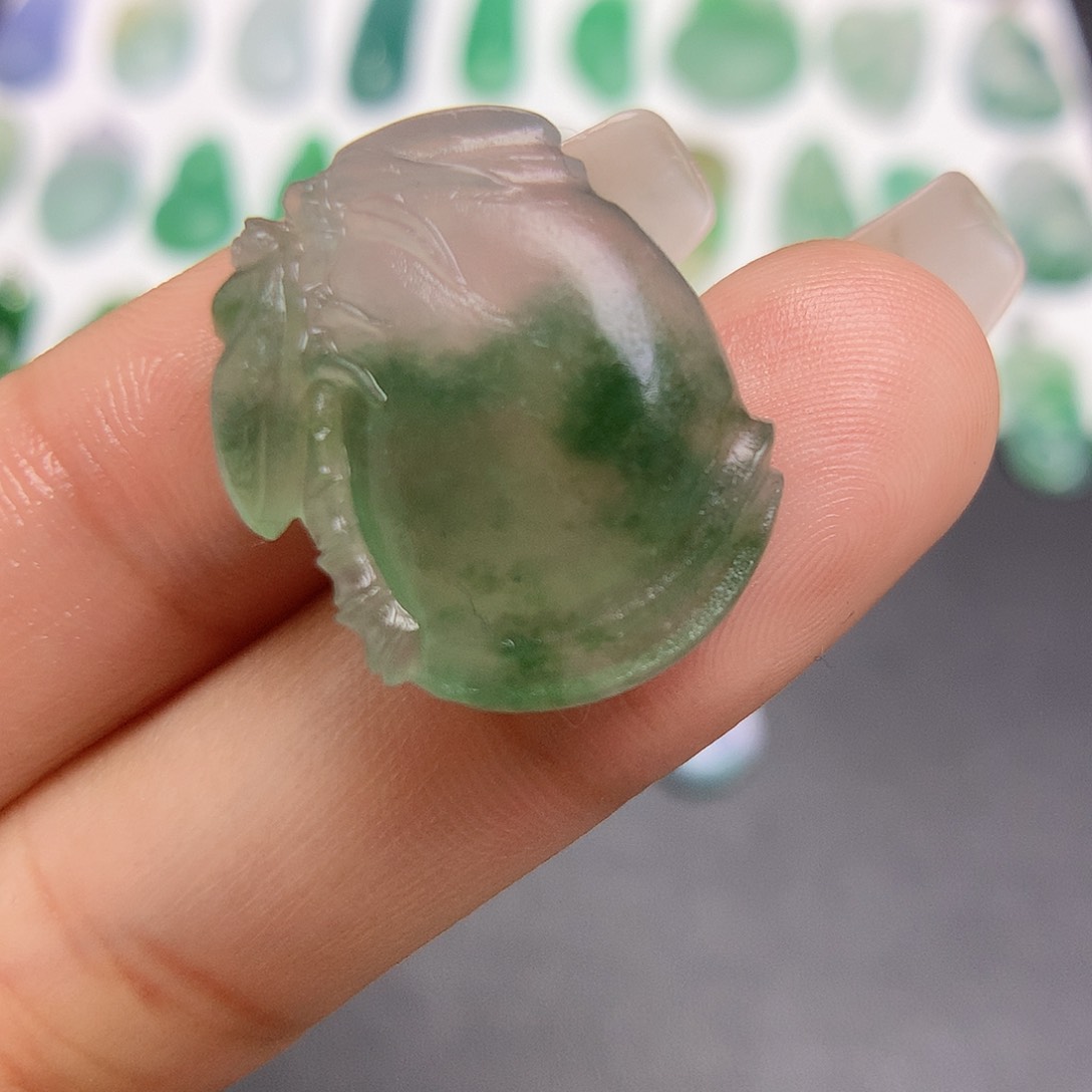 定制翡翠未镶嵌竹节