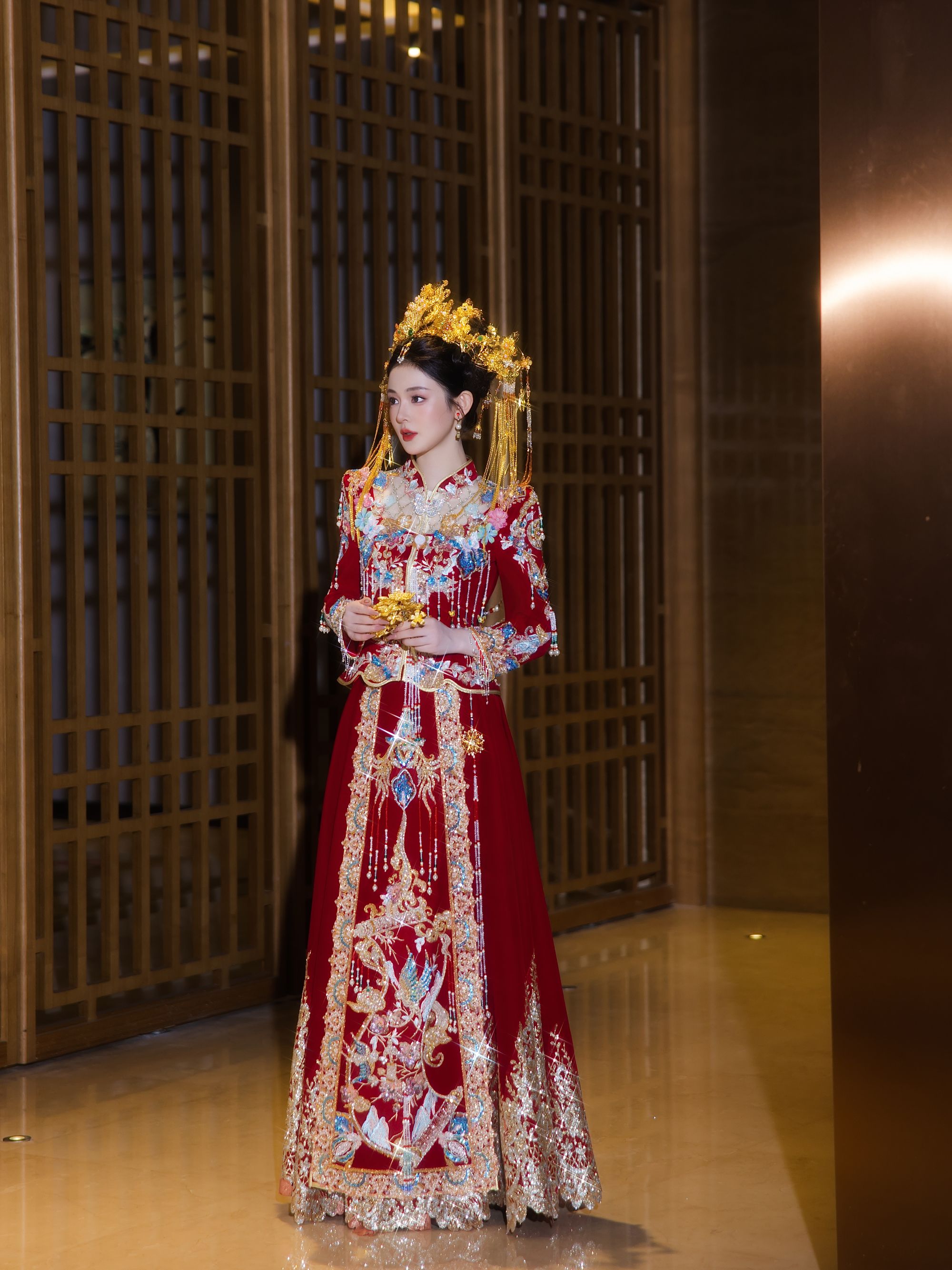 秀禾服婚服女2025新款重工新娘结婚敬酒服中式高端嫁衣出阁服复古