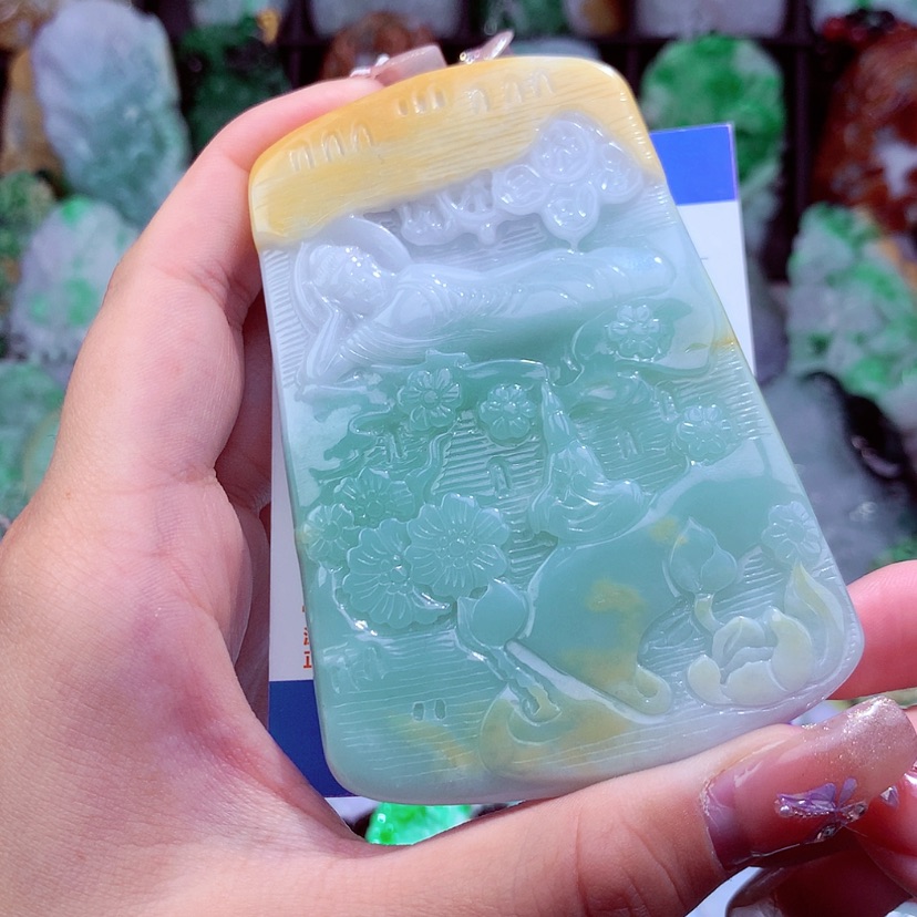 【闪购商品】翡翠颈饰未镶嵌挂件