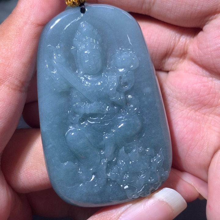 翡翠未镶嵌颈饰保真天然a货翡翠