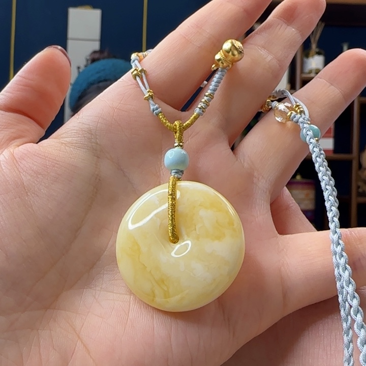 蜜蜡吊坠(赠链)未镶嵌