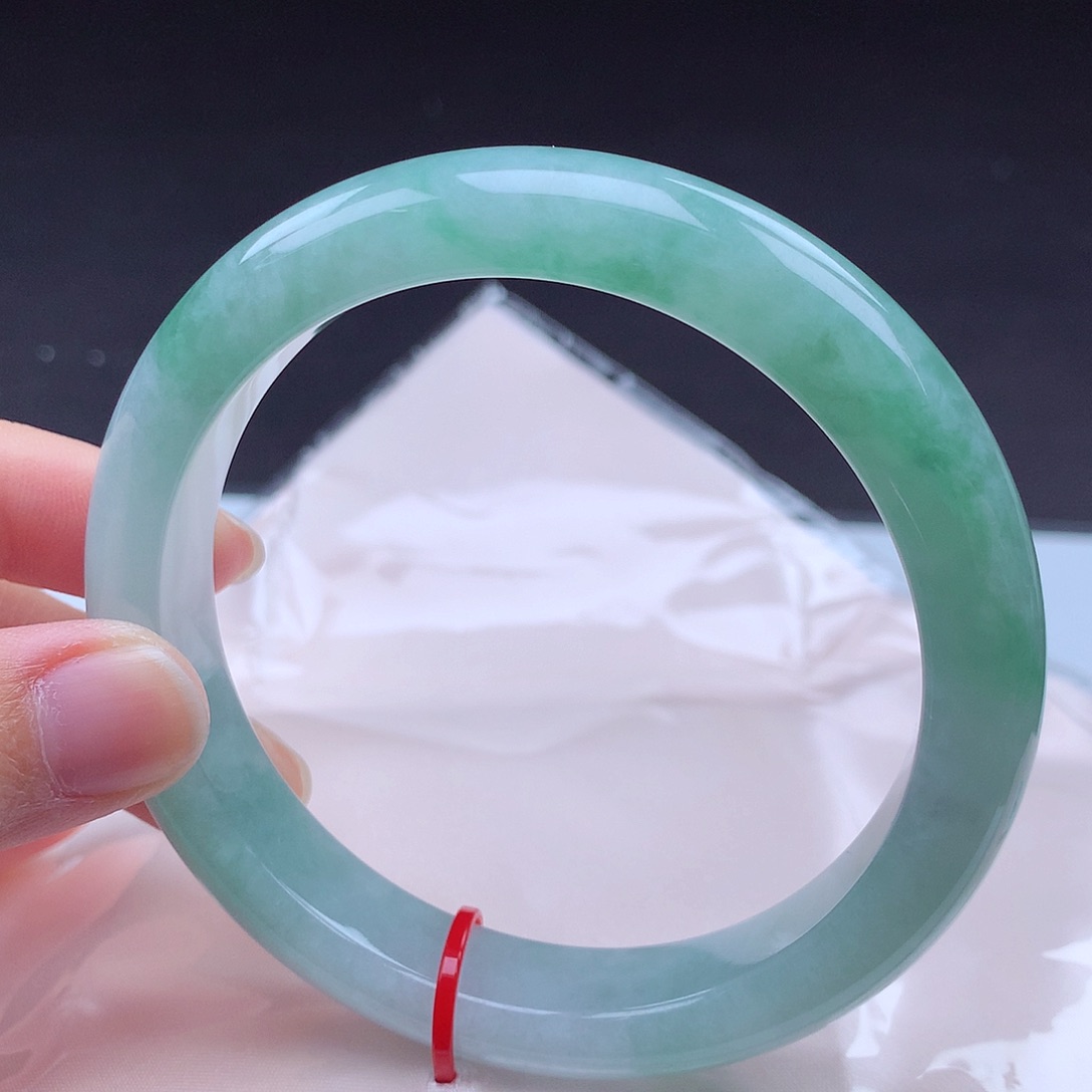 未镶嵌手镯翡翠62-63手镯001735 