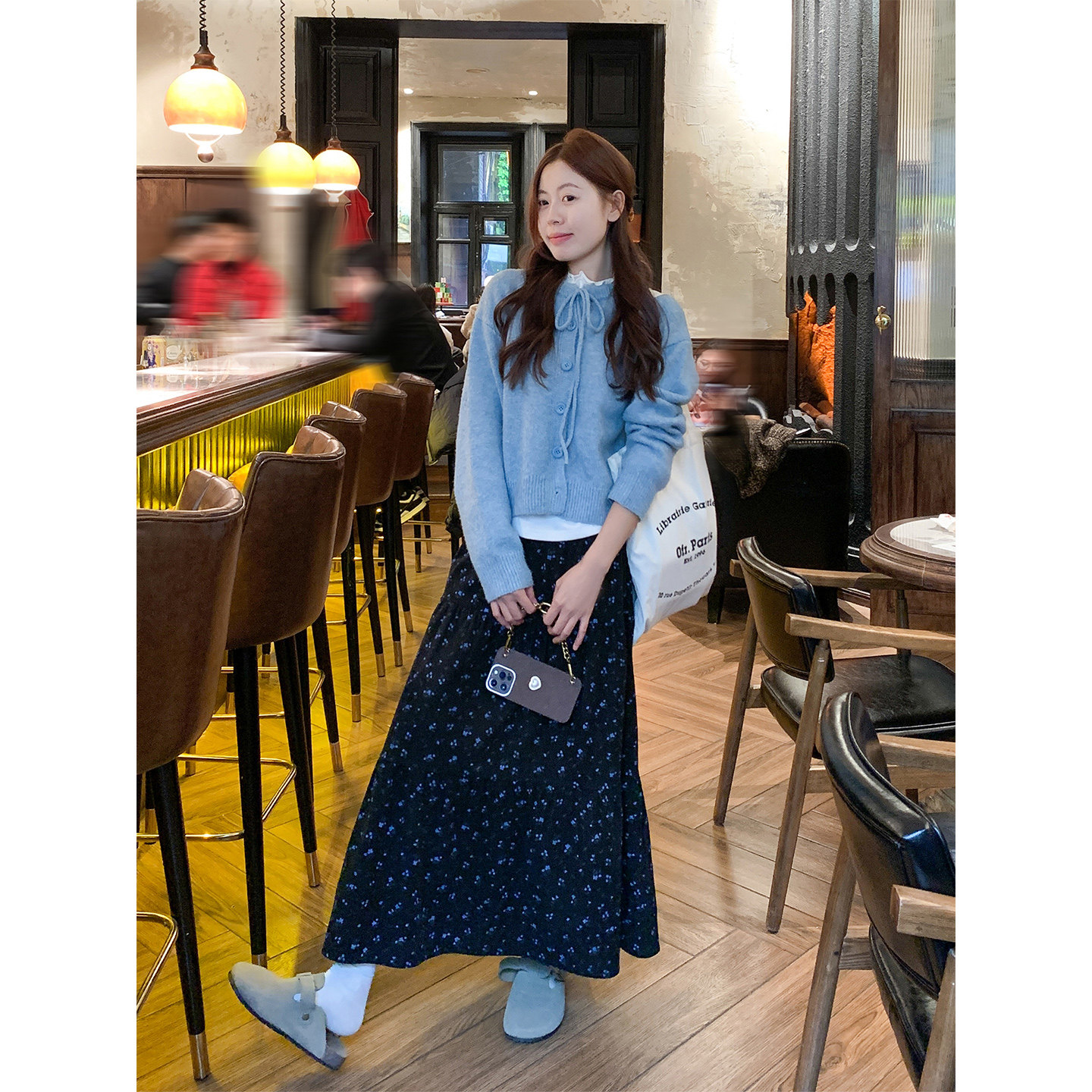 曾小咸 韩系碎花半身裙ZA54BSF1096