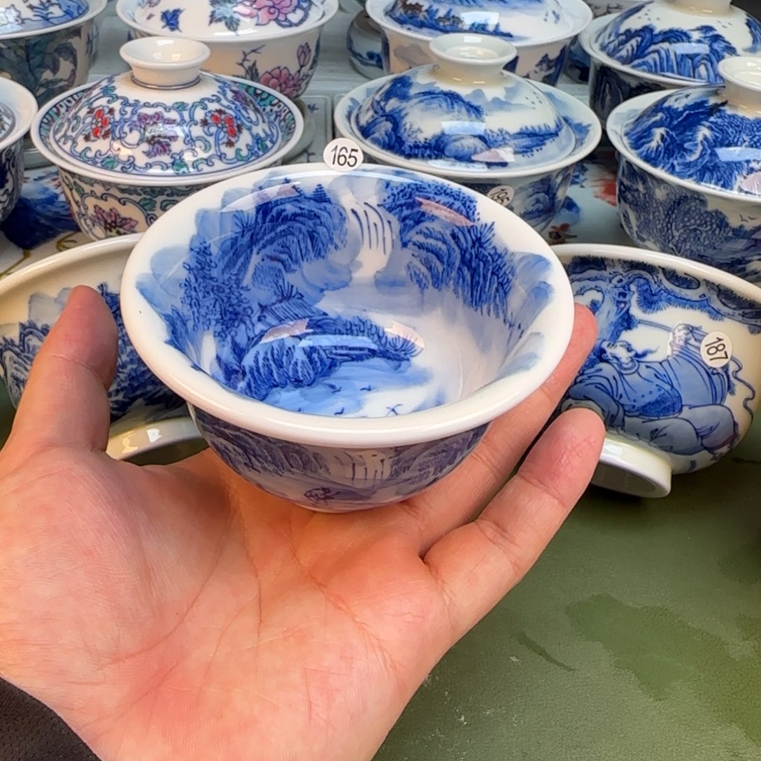 彦祖纯手工手绘茶具165