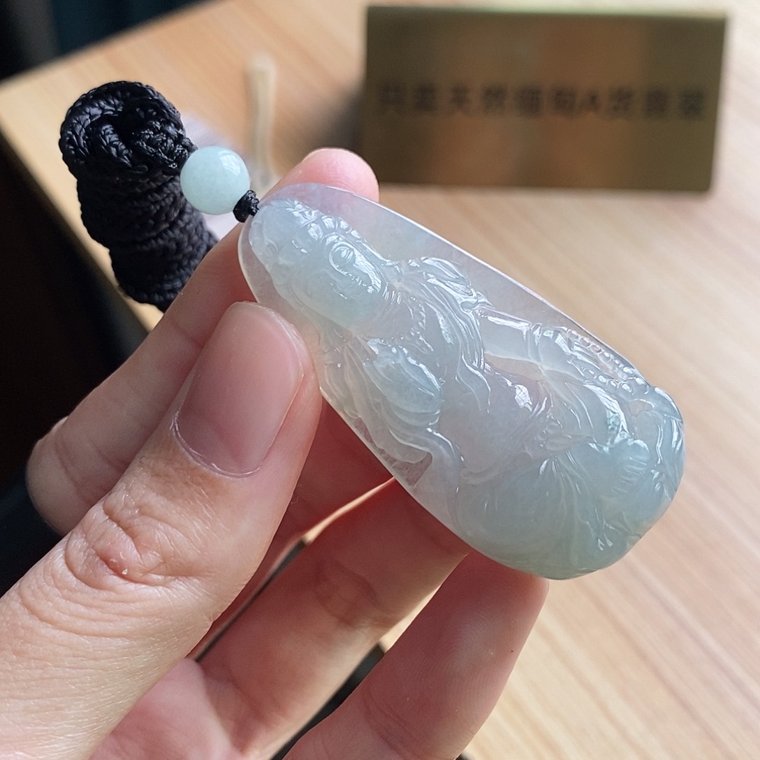 【闪购商品】颈饰未镶嵌翡翠天然缅甸A货翡翠