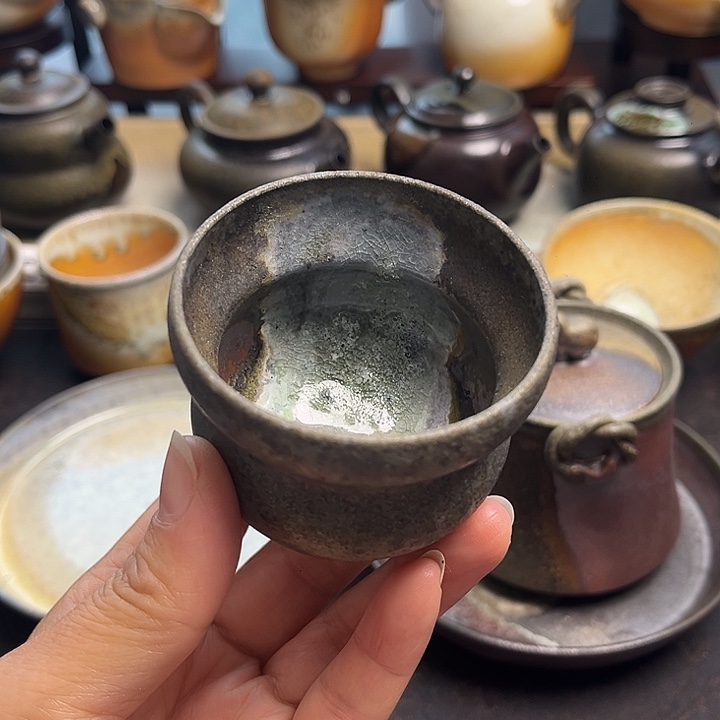 茶盏柴烧茶具柴烧茶具
