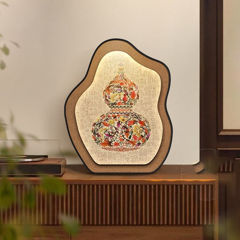 【百福葫芦】中古风客厅装饰画电视柜摆件高级感卧室摆台好寓意