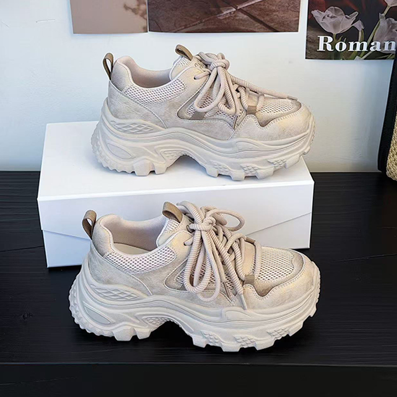 简约百搭厚底运动休闲小白鞋XY8307