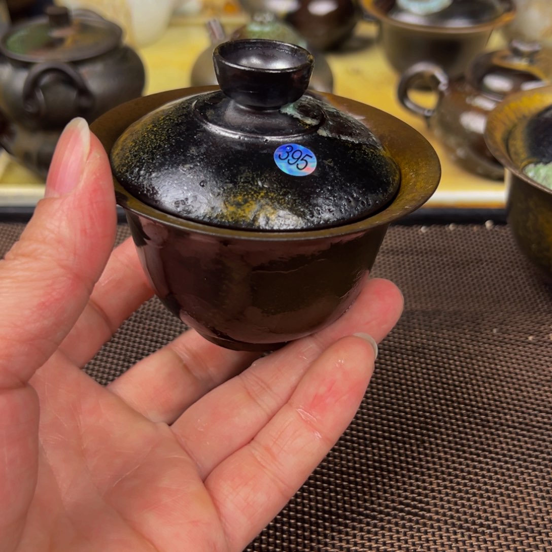 龙***女乘风茶器——盖碗微瑕395