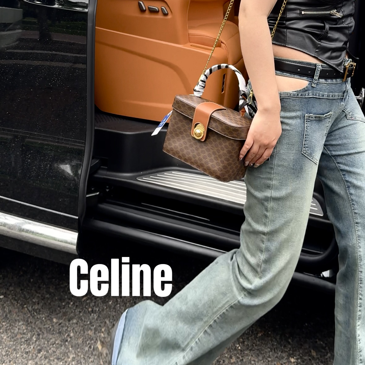 修复品618002/Celine /思琳 金球化妆盒包配皮换新