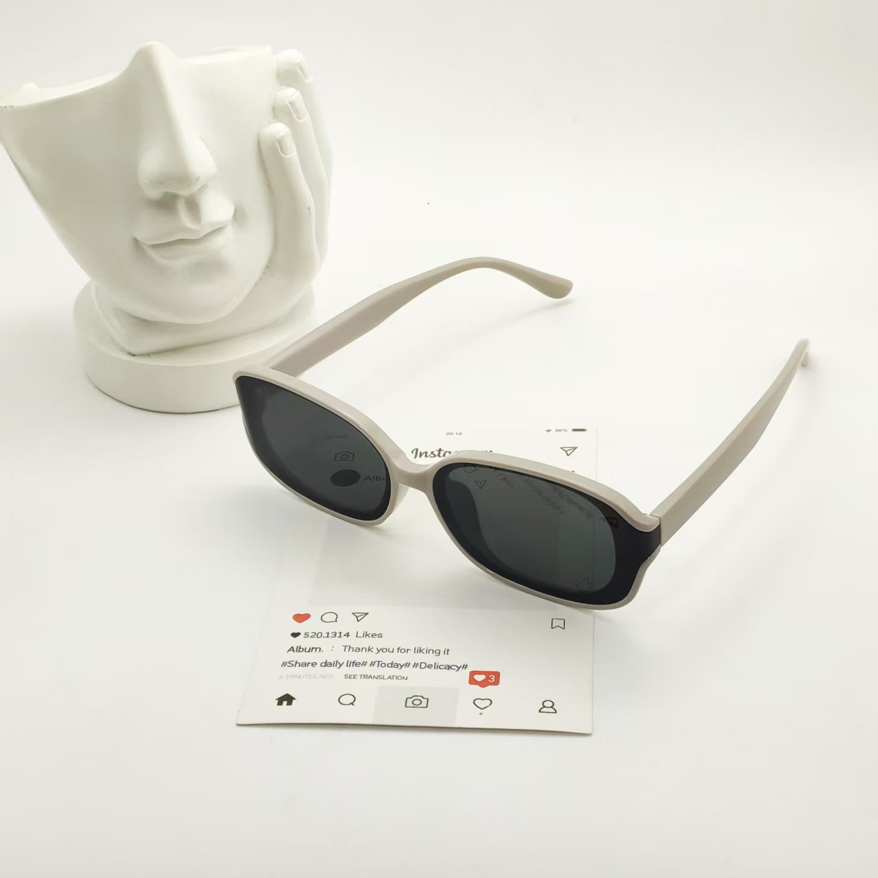 【5235】高级灰墨镜男女款高级感时尚太阳眼镜防紫外线