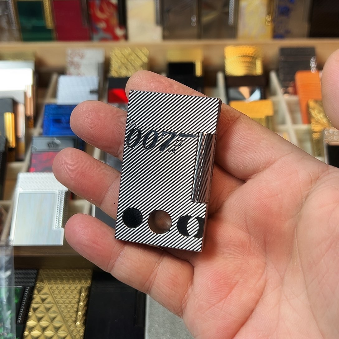 纯铜大标007银色单机简装