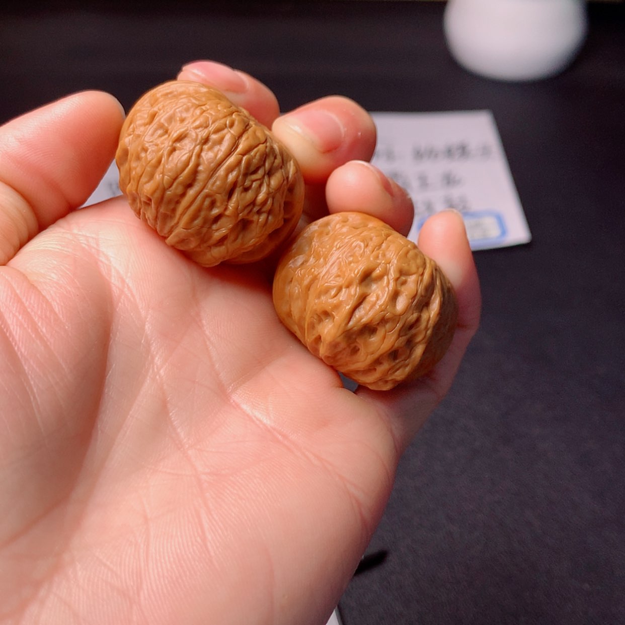 【闪购商品】文玩核桃把件铁锤35微修