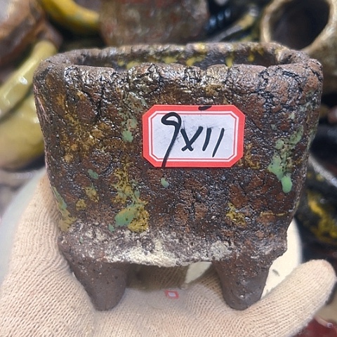 粗陶花盆手工花盆