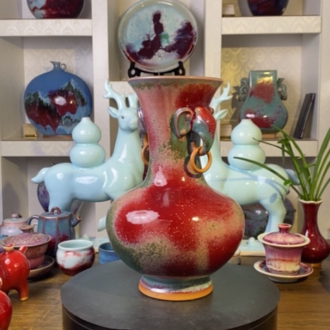 瓷片禹州神后钧瓷原产地~