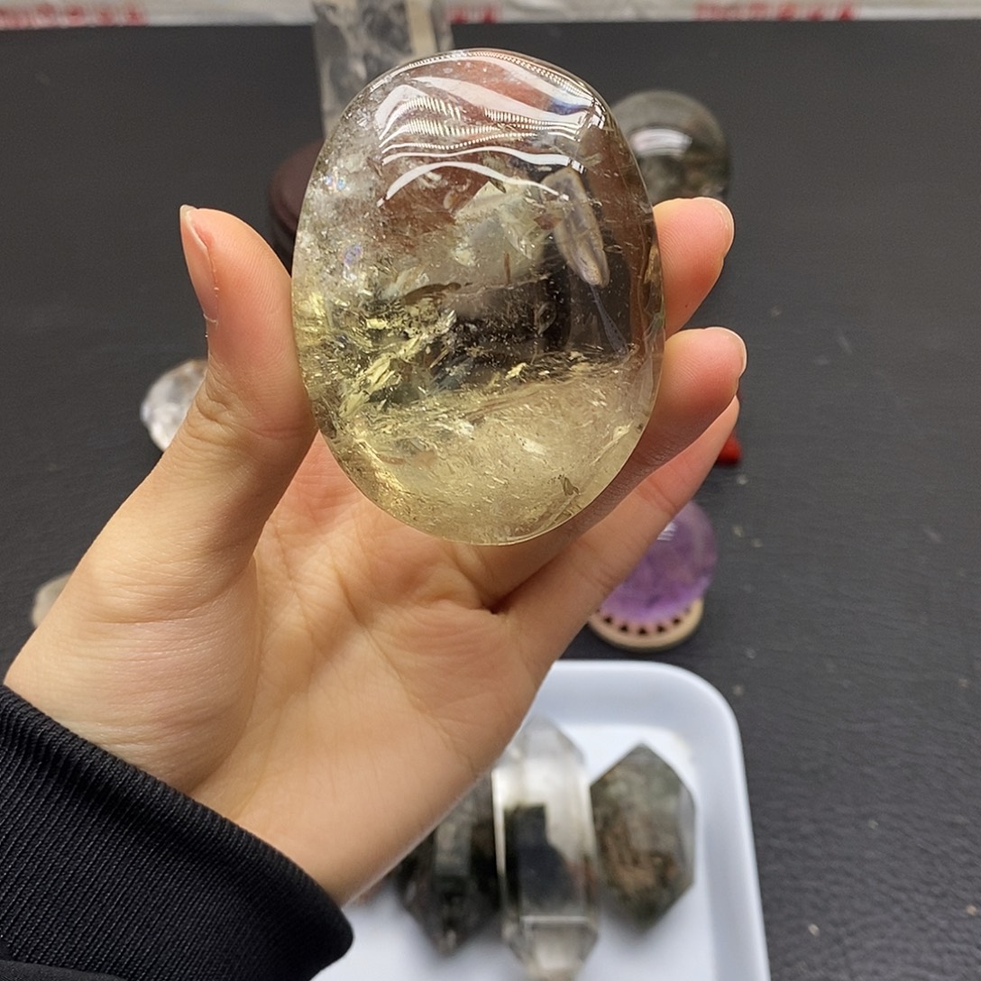 珠宝半成品水晶未镶嵌202水晶石