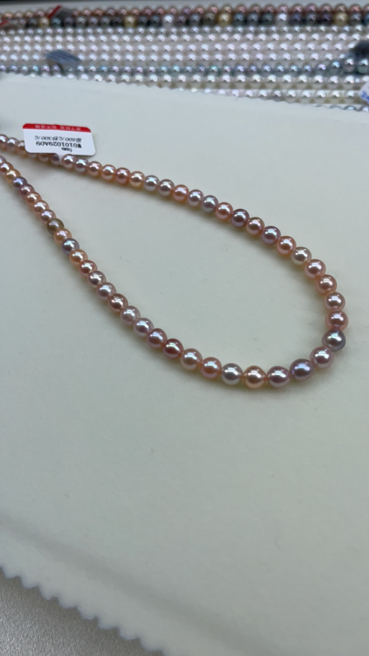 淡水珍珠6m极强光混彩糖果链