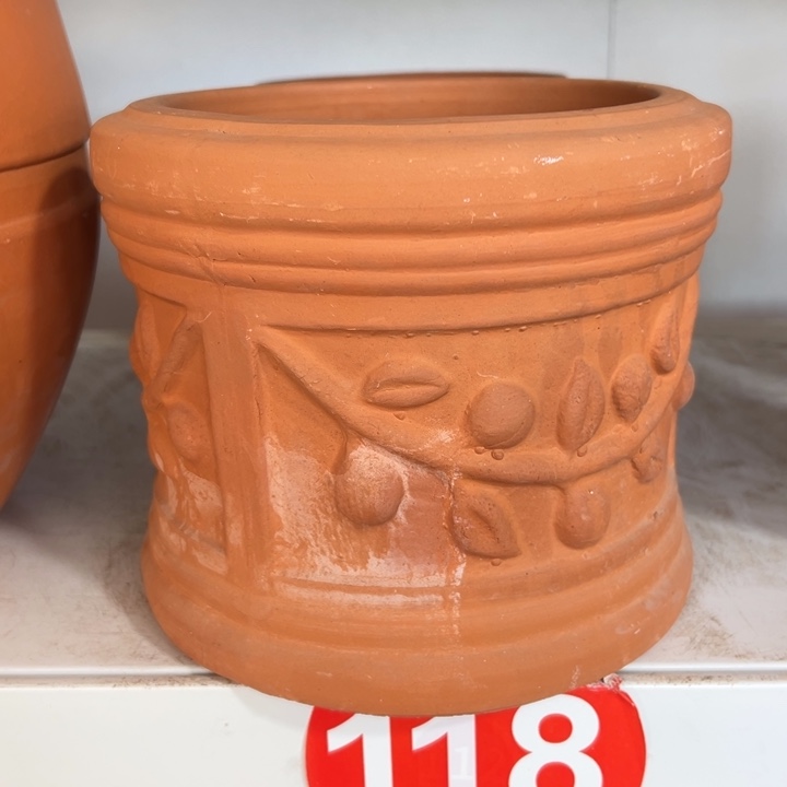 19×16 高温加厚红陶微瑕