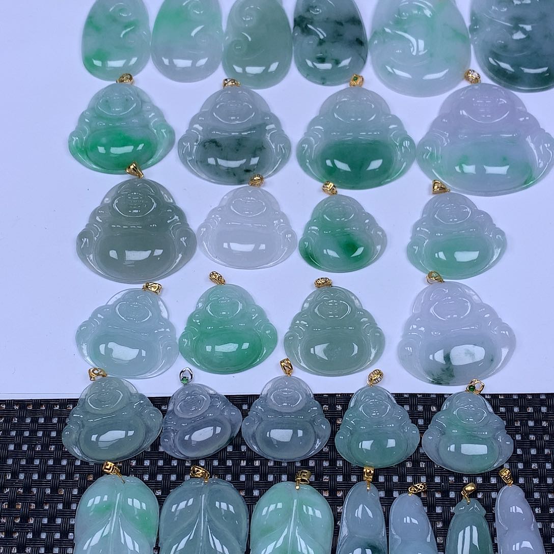 翡翠未镶嵌颈饰天然翡翠