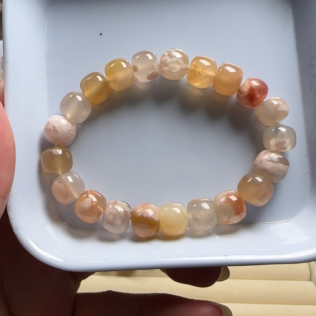 未镶嵌玛瑙/玉髓珠宝半成品