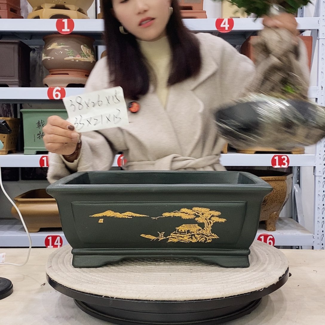 紫砂花盆紫砂花盆