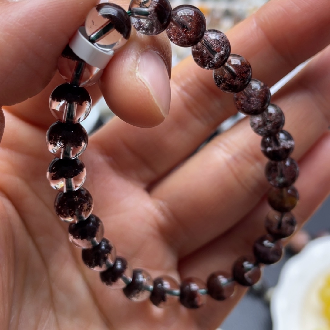 未镶嵌手链水晶红幽灵