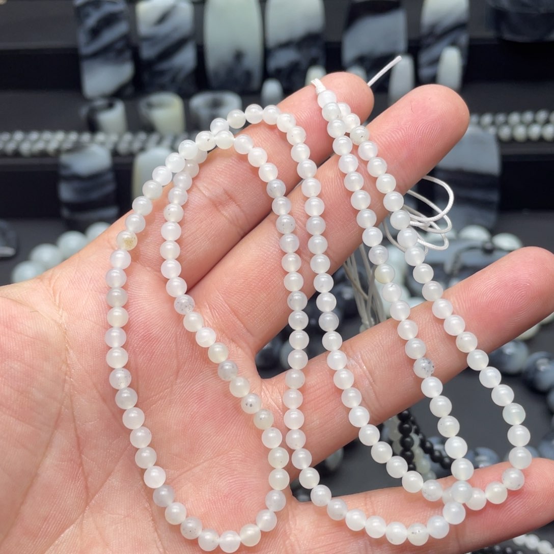 和田玉手串未镶嵌