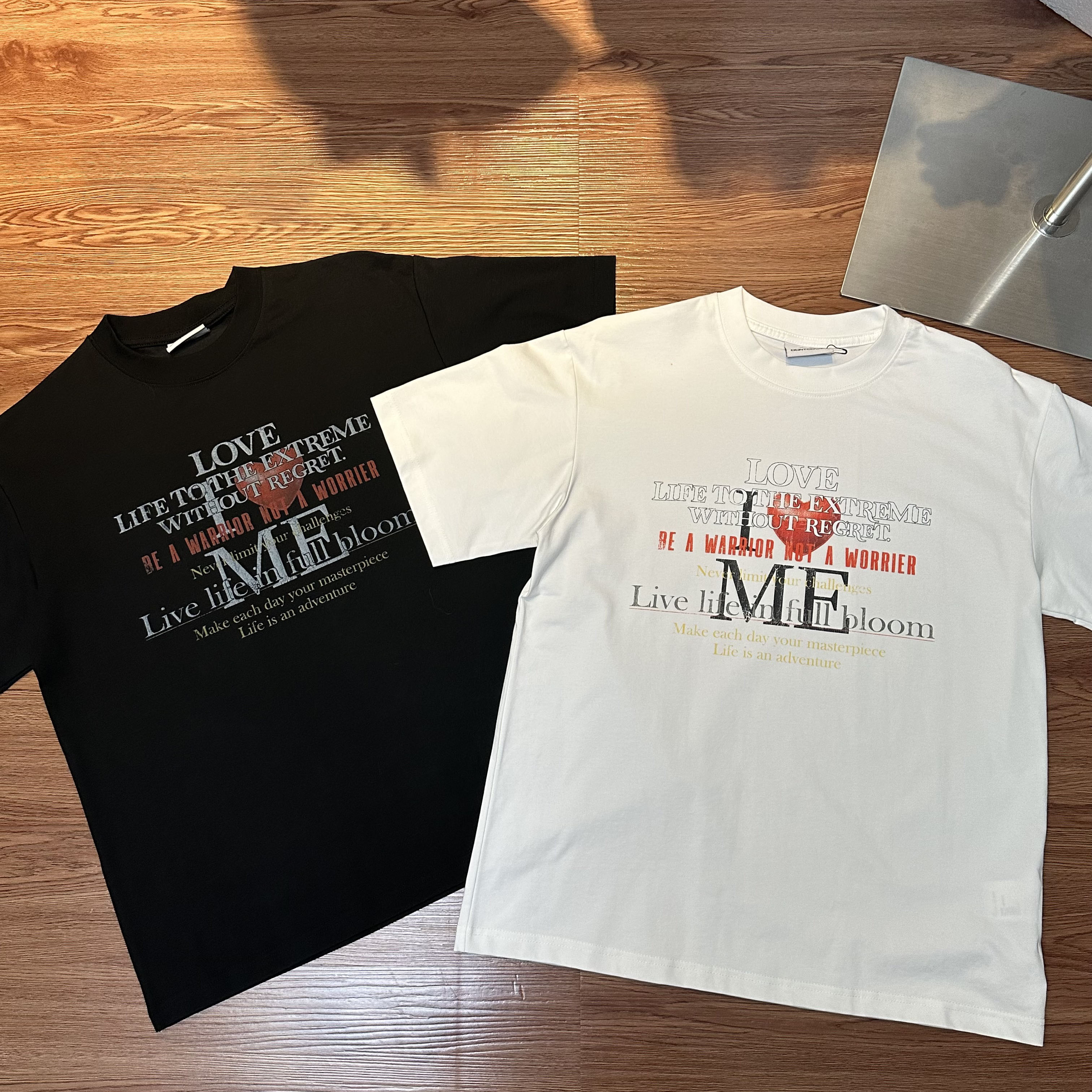 美式复古短袖T恤字母印花百搭半袖男女情侣宽松上衣潮