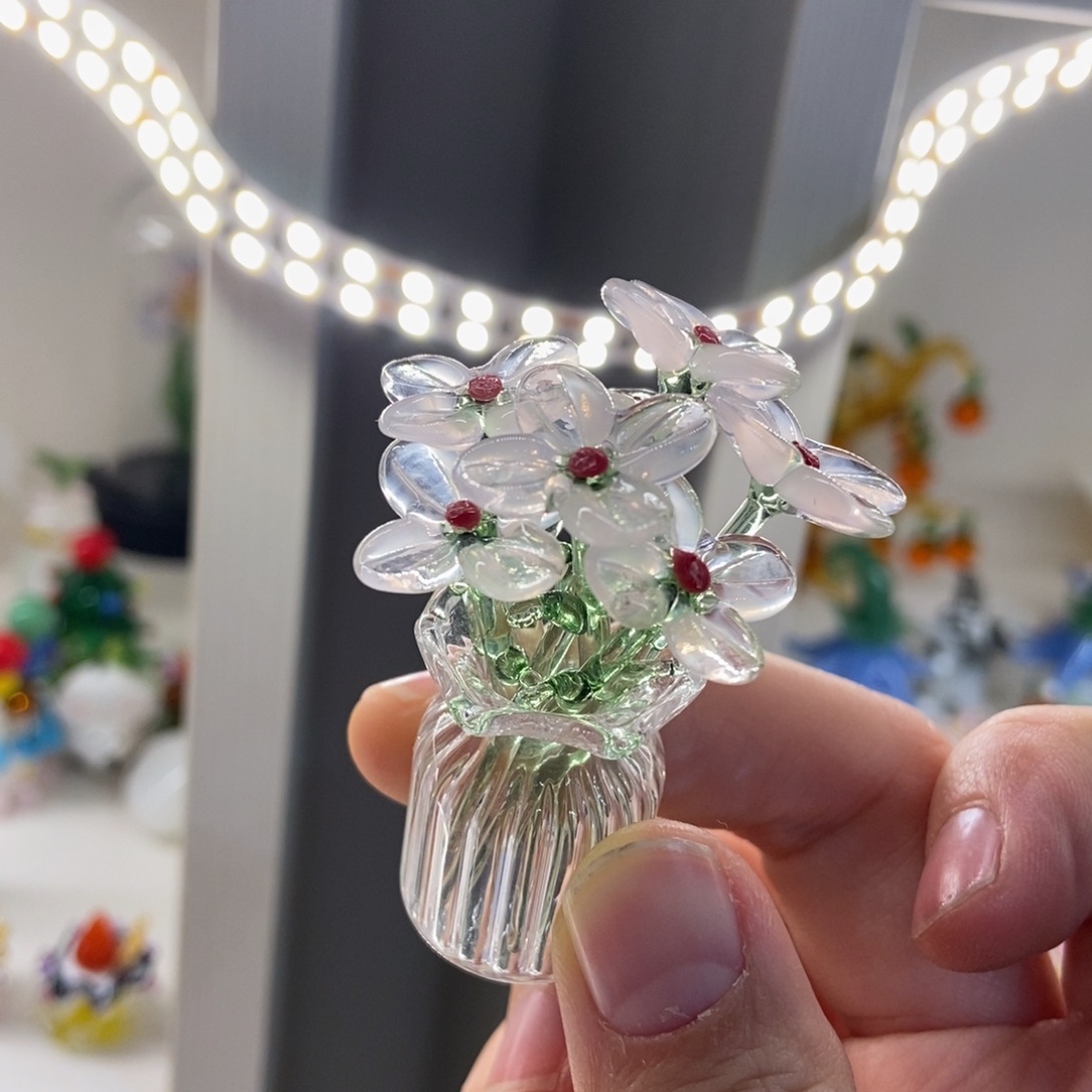 手工艺品琉璃红心
