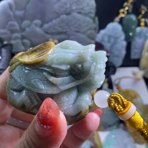 【闪购商品】颈饰未镶嵌翡翠龙龟