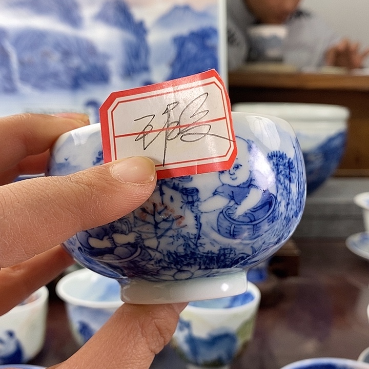 杯叽***?景德镇手工手绘陶瓷，高亮兴老师作品