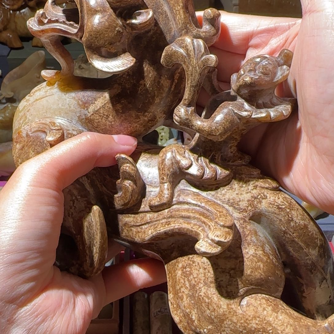 和田玉挂件未镶嵌守*