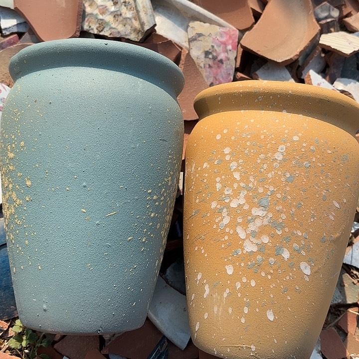 正品紫砂口12高19瑕疵呀颜色随机