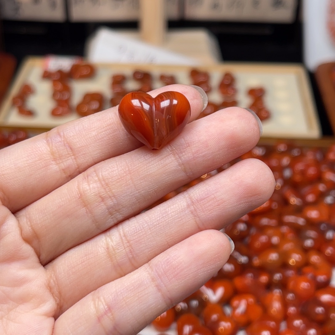 南红玛瑙未镶嵌吊坠(不含链)