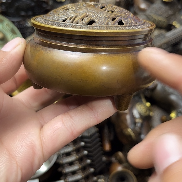 顺顺利利，铜器摆件