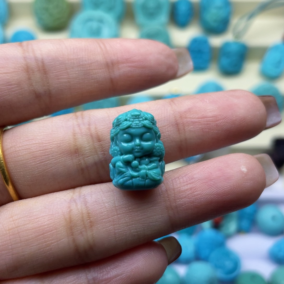 绿松石雕刻未镶嵌