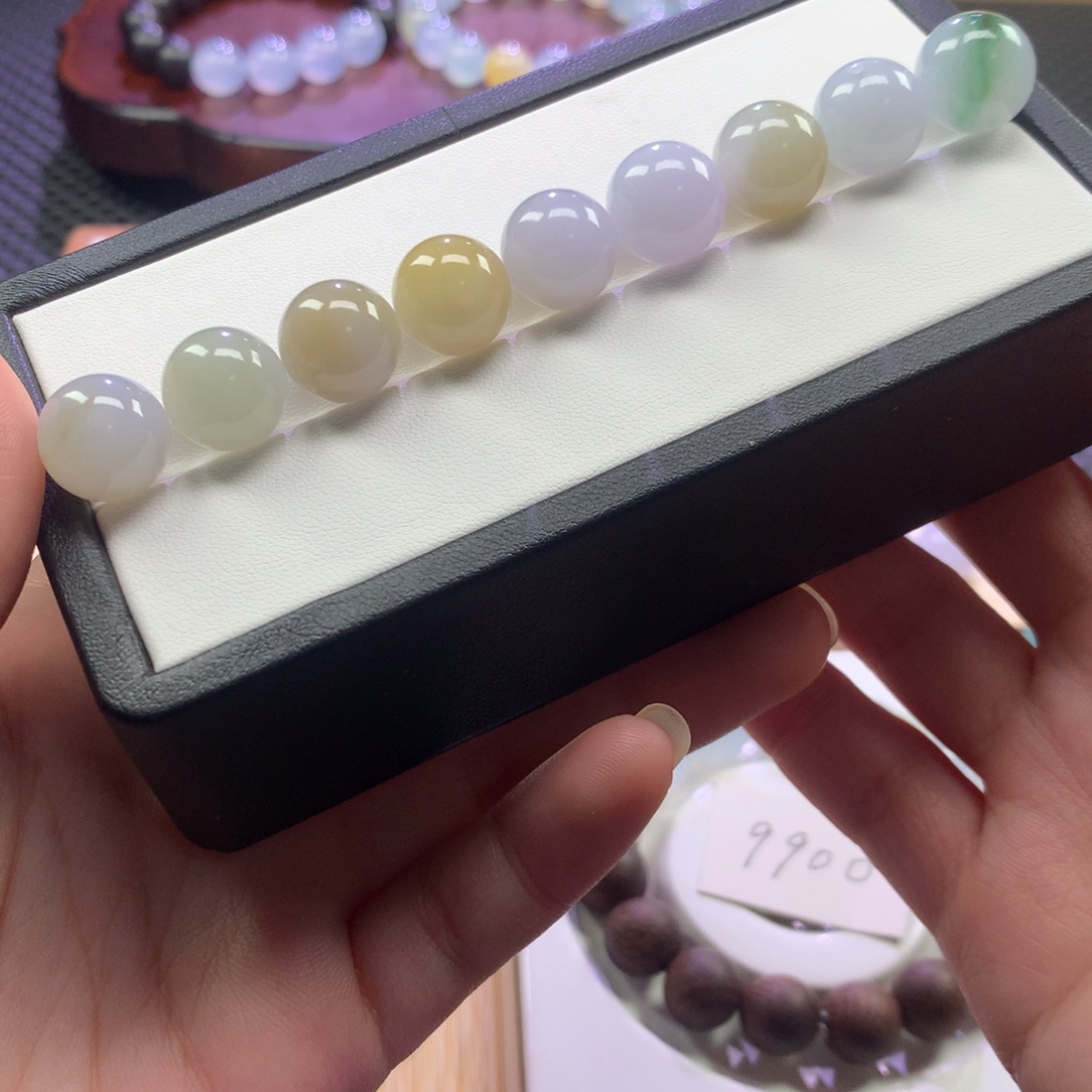 翡翠未镶嵌手链单颗价格