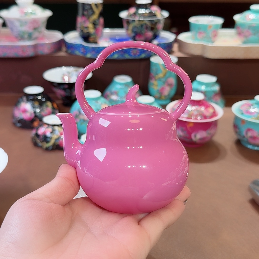 珐琅彩主人杯茶具套装