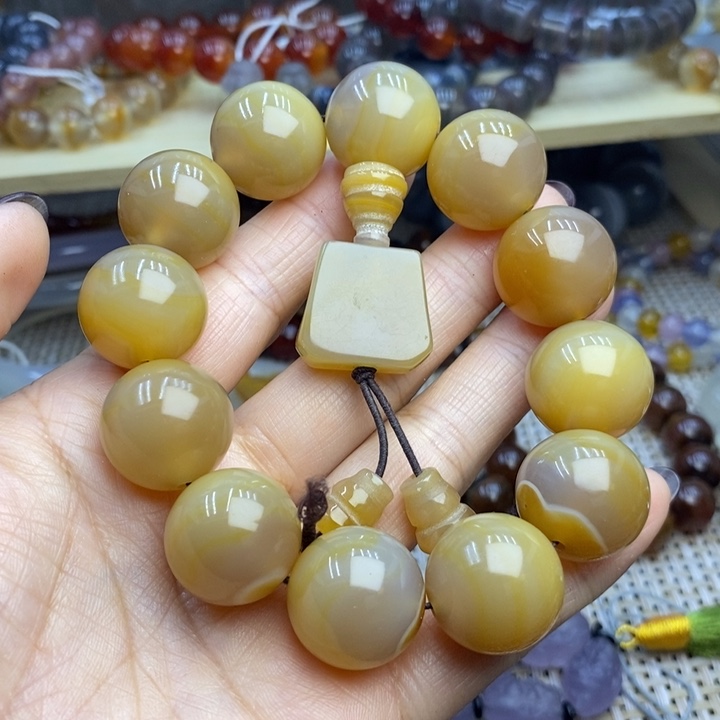 玛瑙/玉髓未镶嵌手链